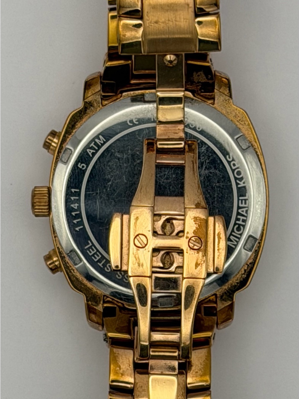 Michael Kors Rose Gold Stainless Steel Chronograph Women’s Watch (MK-5336) - Picture 2 of 3